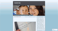 Desktop Screenshot of amandovoce.wordpress.com