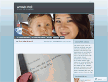 Tablet Screenshot of amandovoce.wordpress.com