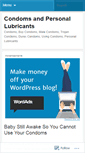 Mobile Screenshot of condomsandlubes.wordpress.com