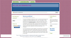 Desktop Screenshot of mylifemyperspective.wordpress.com