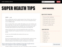 Tablet Screenshot of healthpen.wordpress.com