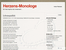 Tablet Screenshot of herzensmonologe.wordpress.com