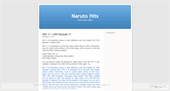 Desktop Screenshot of narutohits.wordpress.com