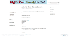 Desktop Screenshot of eaglerockcomedyfestival.wordpress.com