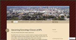 Desktop Screenshot of birminghamgenealogy.wordpress.com