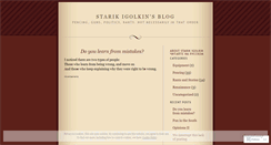 Desktop Screenshot of fencingblog.wordpress.com