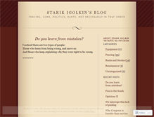 Tablet Screenshot of fencingblog.wordpress.com