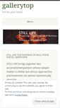 Mobile Screenshot of gallerytop.wordpress.com