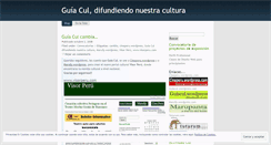 Desktop Screenshot of guiacul.wordpress.com