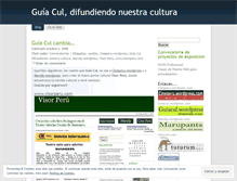 Tablet Screenshot of guiacul.wordpress.com