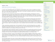 Tablet Screenshot of femininehygiene.wordpress.com