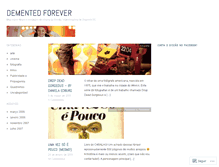 Tablet Screenshot of alldementedforever.wordpress.com