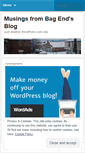 Mobile Screenshot of musingsfrombagend.wordpress.com