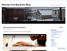 Tablet Screenshot of musingsfrombagend.wordpress.com