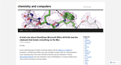 Desktop Screenshot of chemistryandcomputers.wordpress.com