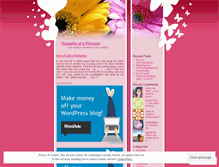 Tablet Screenshot of princesscinderella.wordpress.com