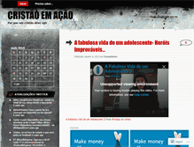 Tablet Screenshot of cristaoevangelizando.wordpress.com