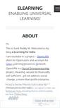 Mobile Screenshot of elearning4india.wordpress.com