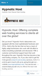 Mobile Screenshot of hypnotichost.wordpress.com