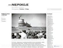 Tablet Screenshot of niepokoje.wordpress.com