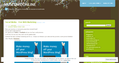 Desktop Screenshot of museumsonline.wordpress.com