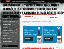 Tablet Screenshot of chaostronik.wordpress.com