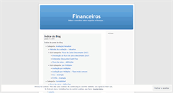 Desktop Screenshot of financeiros.wordpress.com