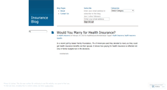 Desktop Screenshot of healthinsuranceforindividuals.wordpress.com