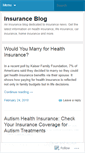 Mobile Screenshot of healthinsuranceforindividuals.wordpress.com