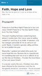 Mobile Screenshot of hopeinchrist.wordpress.com