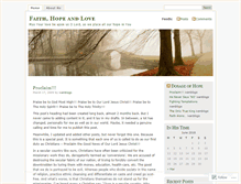 Tablet Screenshot of hopeinchrist.wordpress.com