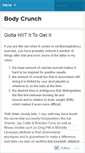 Mobile Screenshot of bodycrunch.wordpress.com