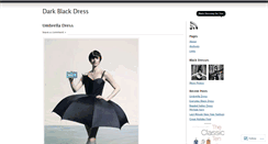 Desktop Screenshot of darkblackdress.wordpress.com