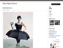 Tablet Screenshot of darkblackdress.wordpress.com