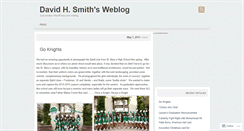 Desktop Screenshot of davidhsmith.wordpress.com