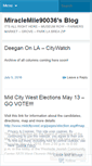 Mobile Screenshot of miraclemile90036.wordpress.com