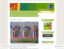 Tablet Screenshot of fruitfulwords.wordpress.com