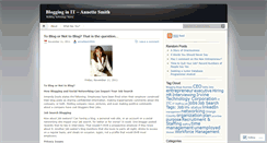 Desktop Screenshot of annettesmithitc.wordpress.com