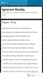 Mobile Screenshot of ignorantreality.wordpress.com