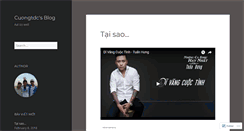 Desktop Screenshot of cuongtdc.wordpress.com