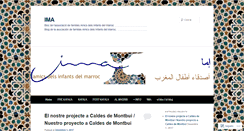 Desktop Screenshot of amicsinfantsmarroc.wordpress.com