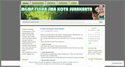 Desktop Screenshot of fisikasolo.wordpress.com