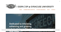Desktop Screenshot of esspaspi.wordpress.com