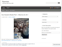 Tablet Screenshot of pipomixes.wordpress.com