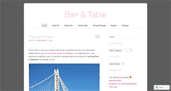 Desktop Screenshot of barrandtable.wordpress.com