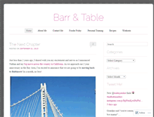 Tablet Screenshot of barrandtable.wordpress.com