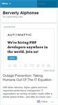 Mobile Screenshot of berverlyalphonse.wordpress.com