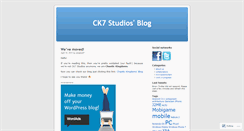 Desktop Screenshot of ck7studios.wordpress.com