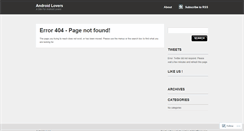 Desktop Screenshot of androidloverz.wordpress.com