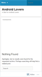 Mobile Screenshot of androidloverz.wordpress.com